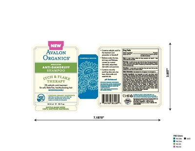 AV3610600 Anti Dandruff Shampoo bottle label.jpg bottle label - AV3610600 Anti Dandruff Shampoo bottle label